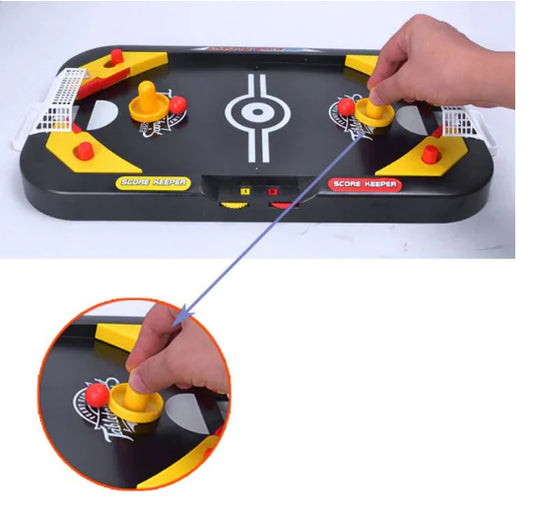 2-in-1 Ice Hockey and Mini Football Table Game