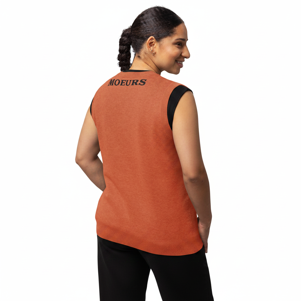 Moeurs Knit V-neck vest