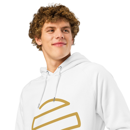 ORIGINAL ERA Classic Accent Gold Unisex organic side pocket hoodie