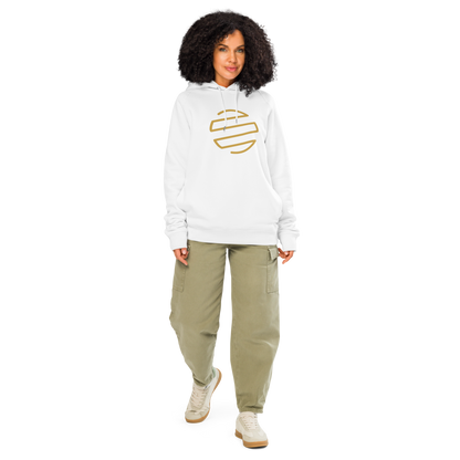 ORIGINAL ERA Classic Accent Gold Unisex organic side pocket hoodie