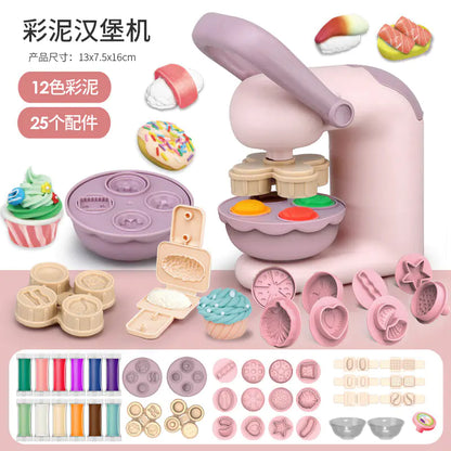 DIY Creative Kids Clay Noodle Make and Molding Set