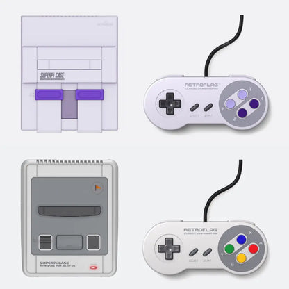 Vintage Gaming Hub with Dual Controllers