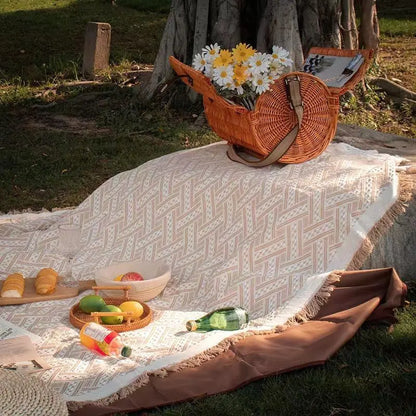 Outdoor Picnic Blanket for Camping and Tent Decor