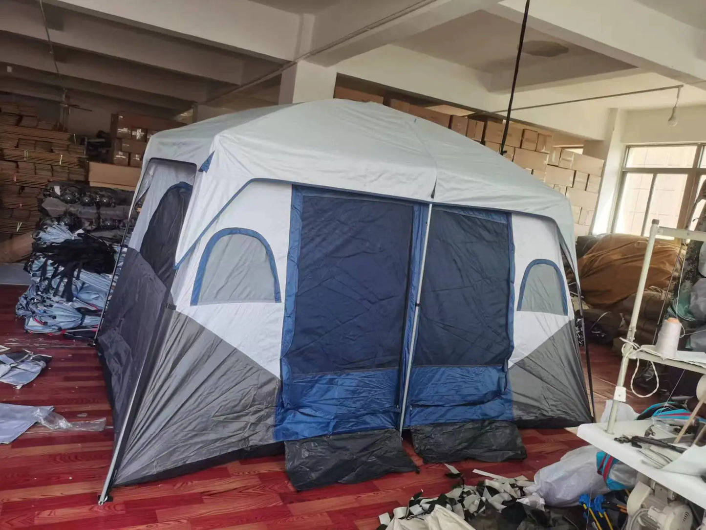 Two-Bedroom Camping Tent for 6-12 People