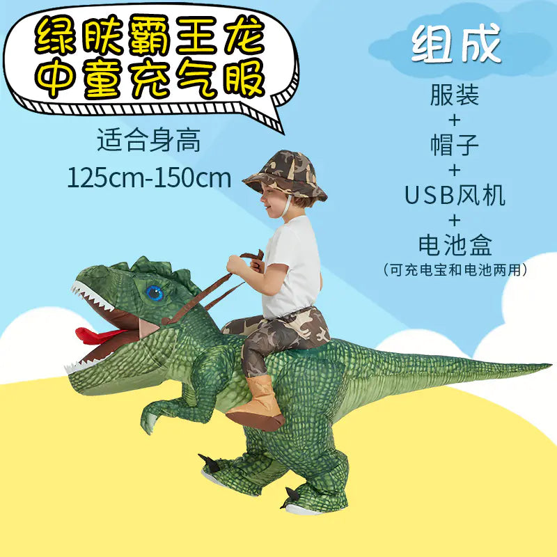 Inflatable Dinosaur Costume for Kids and Adults