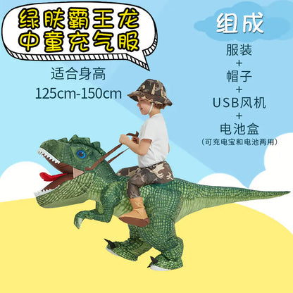 Inflatable Dinosaur Costume for Kids and Adults