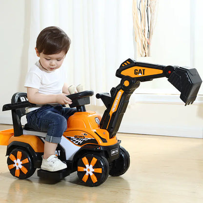 Electric Excavator Toy for Kids Aged 1-3 Years