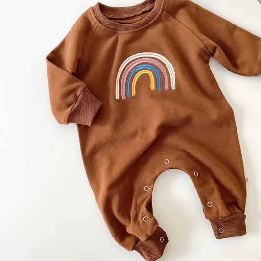 Autumn Hope Rainbow Baby Romper