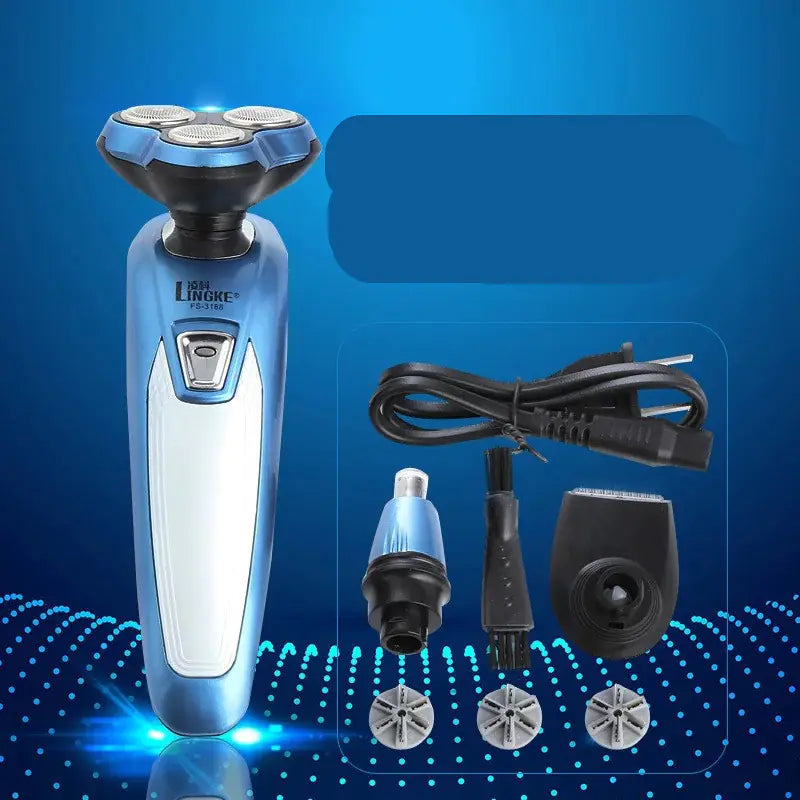 3-in-1 Rechargeable Electric Shaver for Men
