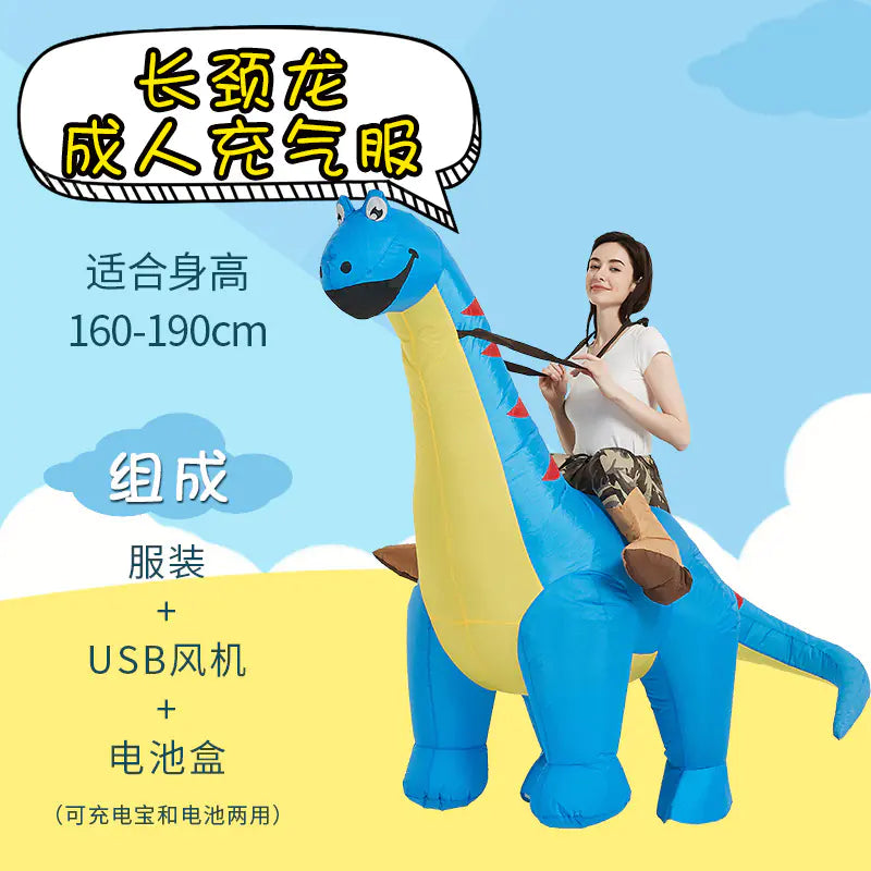 Inflatable Dinosaur Costume for Kids and Adults
