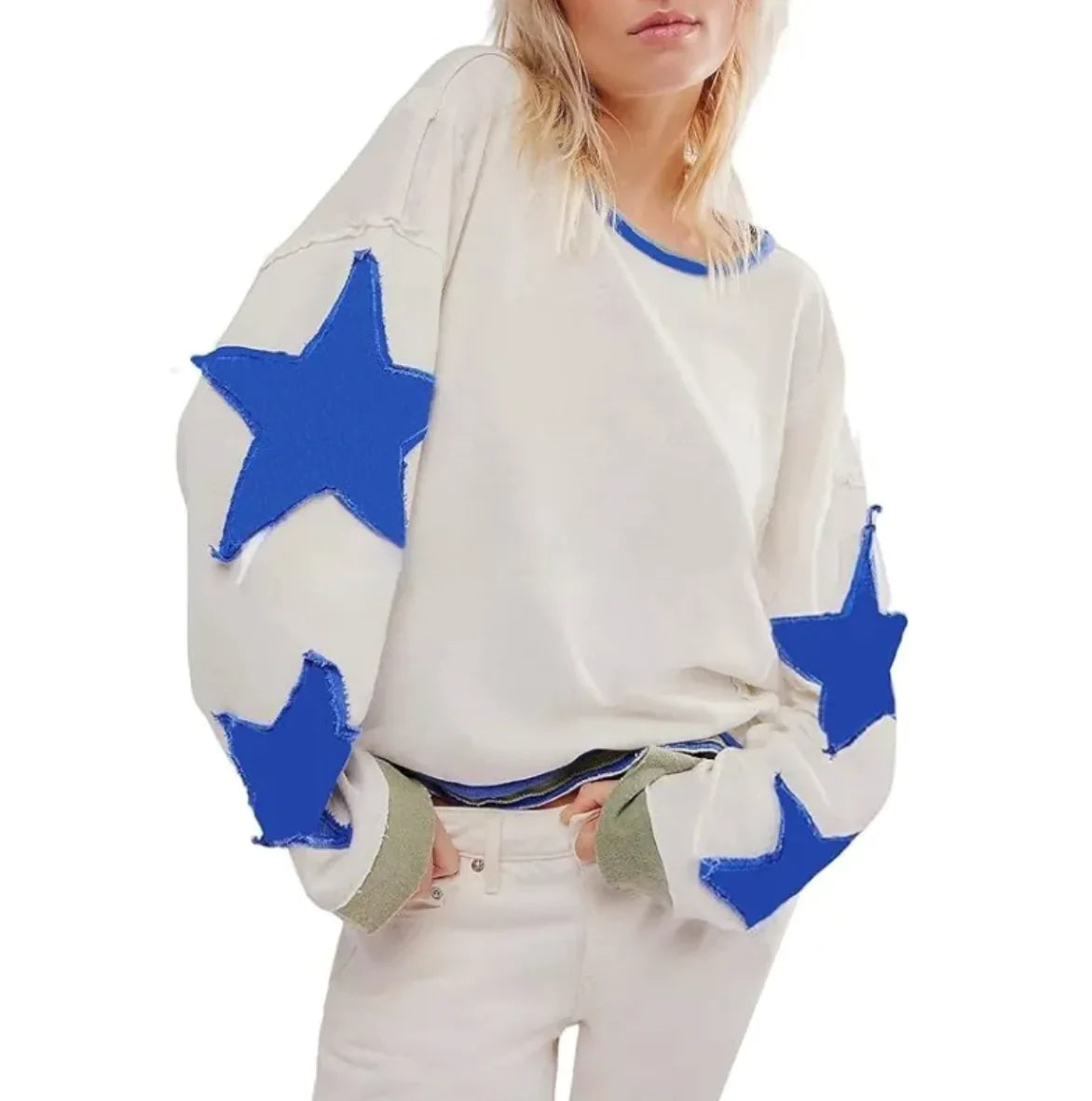 Retro Geometric Knit Pullover