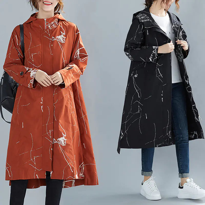 Women's Black Loose Chiffon Ruffle Dress Jacket