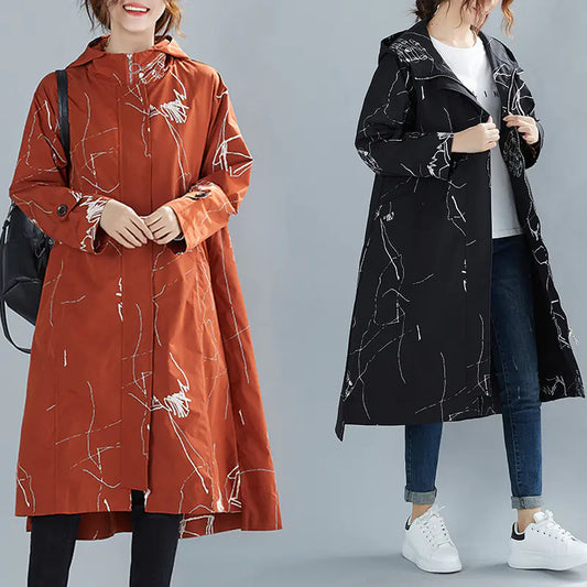 Women's Black Loose Chiffon Ruffle Dress Jacket