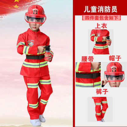 Firefighter Hero Costume for Kids