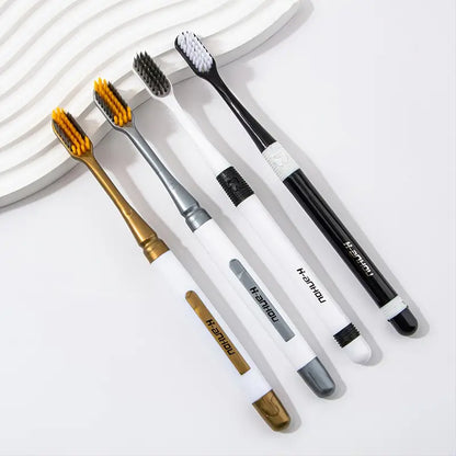 2pcs Soft-Bristled Toothbrush with Wide Brush Head
