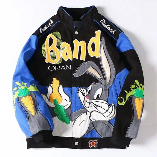 Bugs Bunny Cartoon Embroidery Jacket