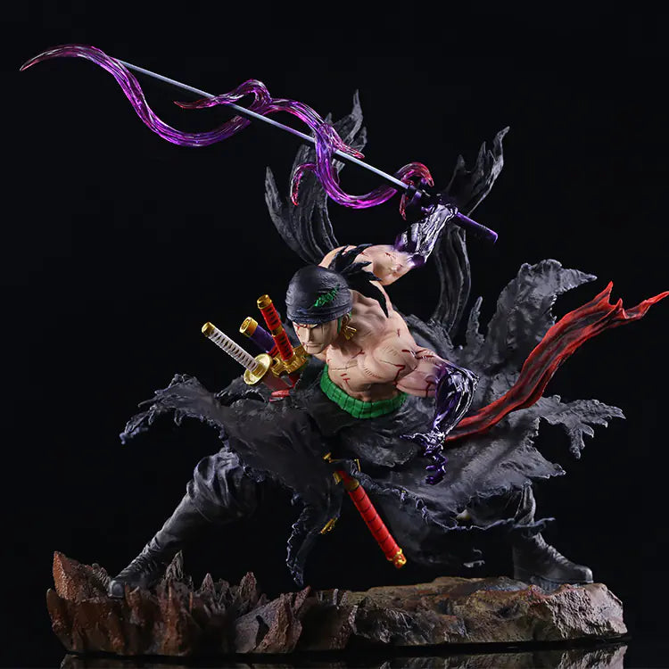One Piece Zoro Dual-Headed Figure Model