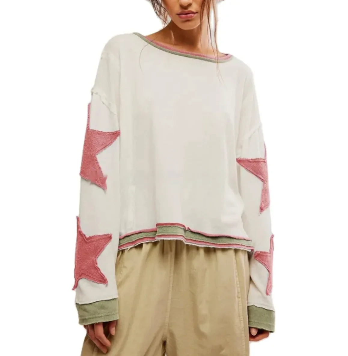 Retro Geometric Knit Pullover