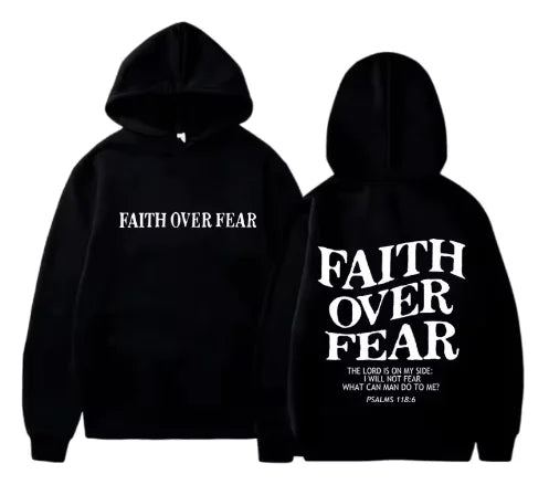 Faith Over Fear Casual Hoodie