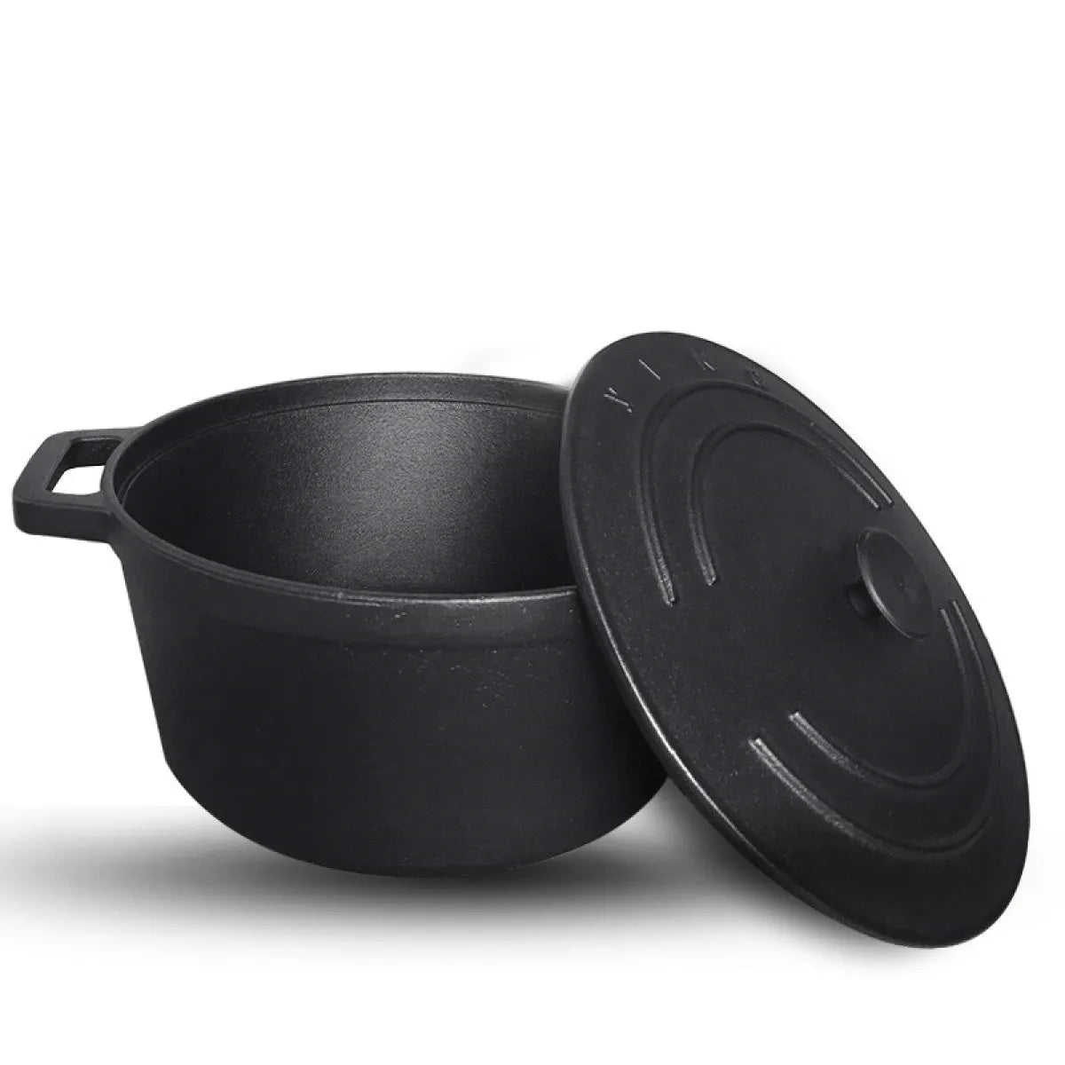 Classic 30CM Dual-Handle Cast Iron Soup Pot