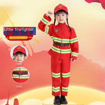 Youth Firefighter Play Costume Kit