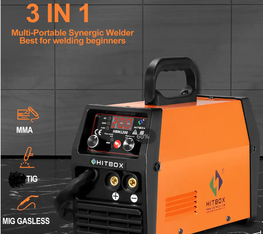 HITBOX 220V Versatile Gasless Welder