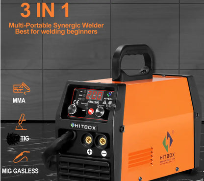 HITBOX 220V Versatile Gasless Welder