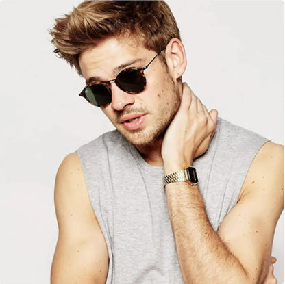 Metal Round Retro Sunglasses