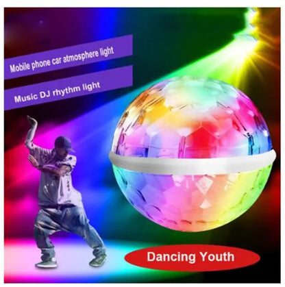6W Mini Magic Ball Disco Lamp - RGB Voice Control