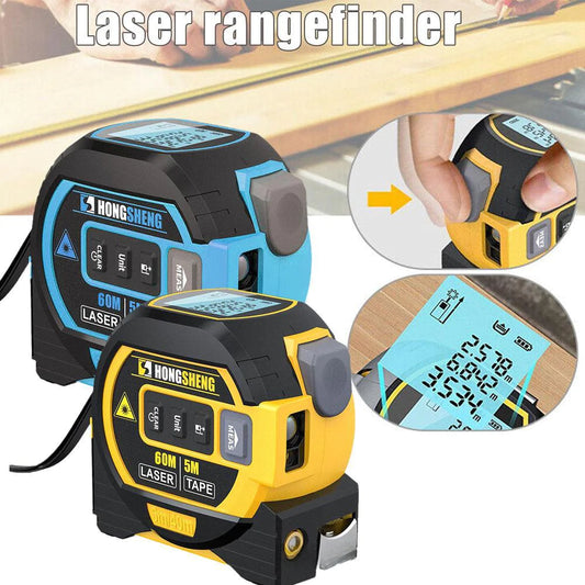 Laser Precision Measurer with Tape