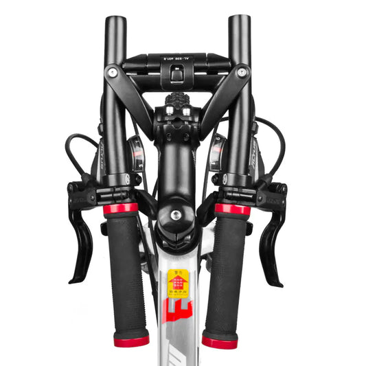Foldable Mountain Bike with Cross Handle Design