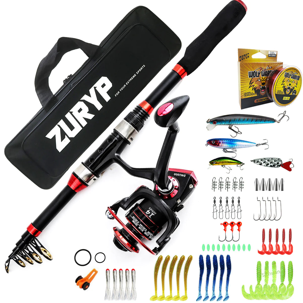ZURYP Ultimate Surfcasting & Lure Fishing Kit