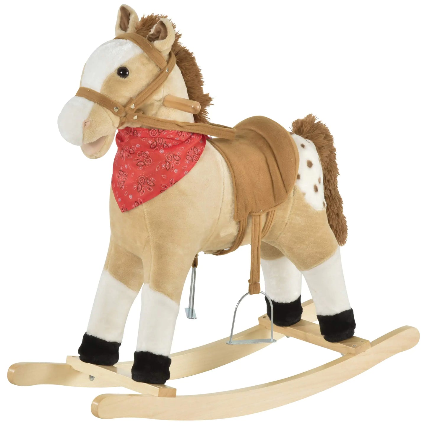 Toddler Cowboy Rocking Horse with Realistic Sounds