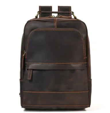 Retro Genuine Leather Handmade Business Backpack