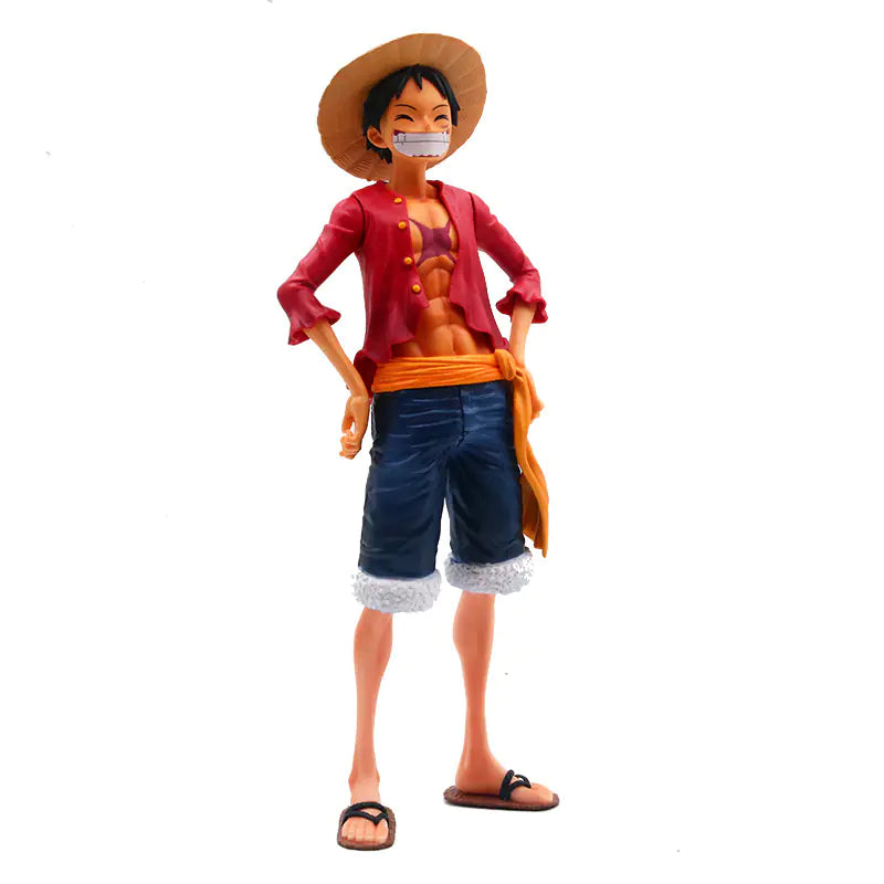 One Piece Luffy Large Smiling Face Figure with Exchangeable Faces