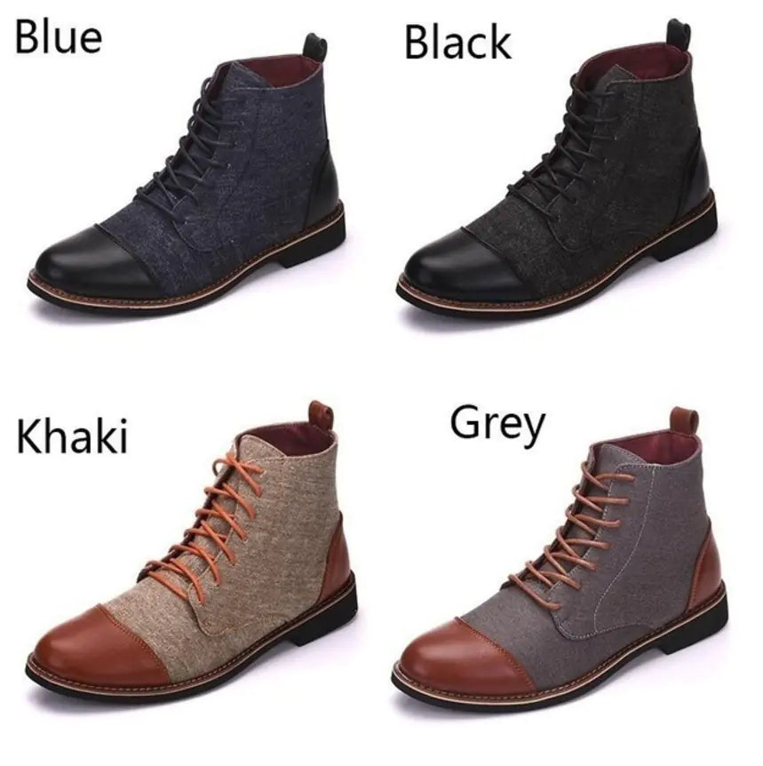 Men's Leather Martin Boots