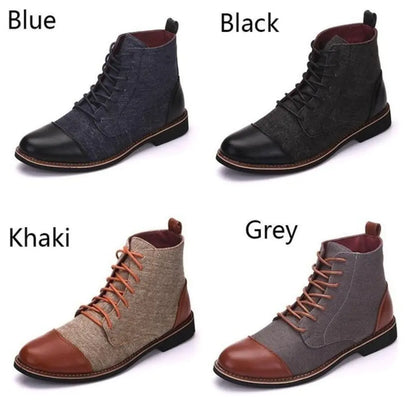 Men's Leather Martin Boots